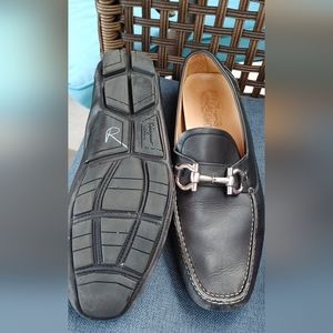 Salvatore Ferragamo black loafers size 10 and 1/2